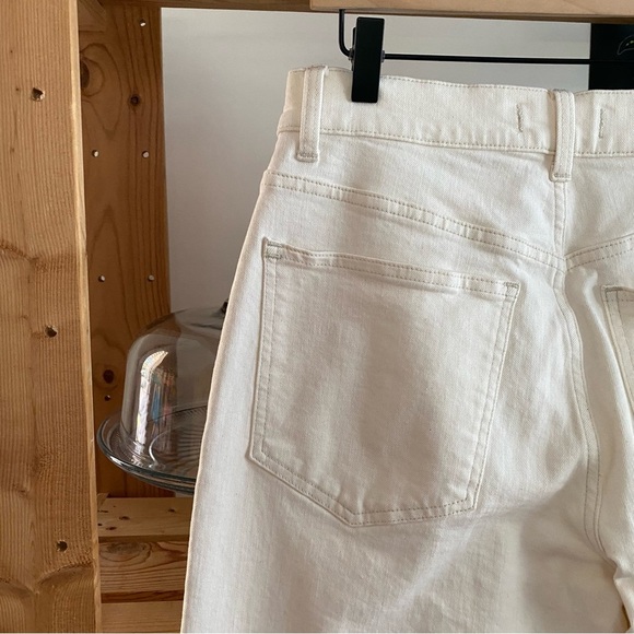 Madewell White Cream The Perfect Vintage Wide Leg Jeans 29 - Picture 10 of 16